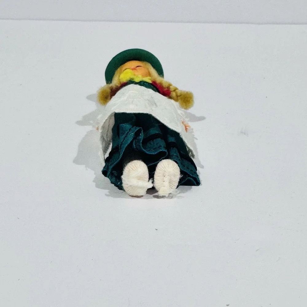 Vintage‎ European Culture Souvenir Celluloid Sleepy Eye Girl Doll 5